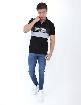 Playera tipo polo K-Swiss para hombre