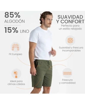 Bermuda 98 Coast AV de algodón para hombre