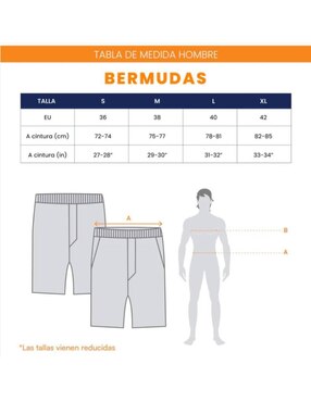 Bermuda 98 Coast AV de algodón para hombre