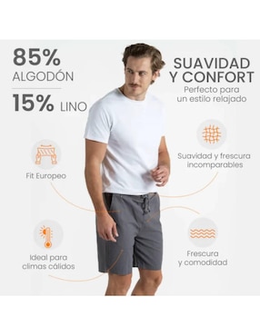 Bermuda 98 Coast AV de algodón para hombre