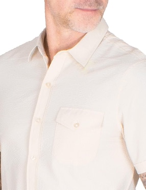 Camisa casual Generra manga corta para hombre