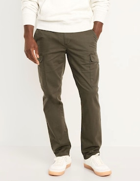 Pantalón cargo recto Old Navy de algodón para hombre