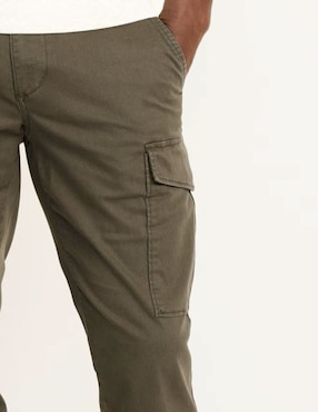 Pantalón cargo recto Old Navy de algodón para hombre