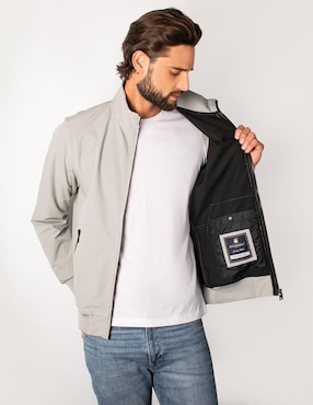 Chamarra bomber Greenlander impermeable con bolsillos para hombre
