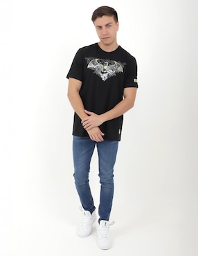 Playera K-Swiss batman jacob cuello redondo para hombre
