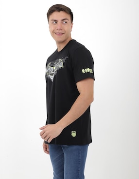 Playera K-Swiss batman jacob cuello redondo para hombre