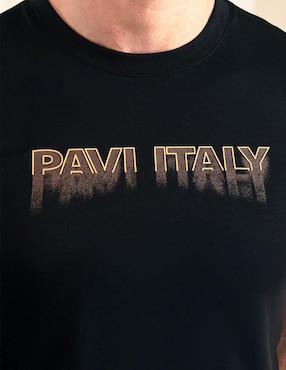 Playera Pavi Italy cuello redondo para hombre
