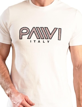 Playera Pavi Italy cuello redondo para hombre