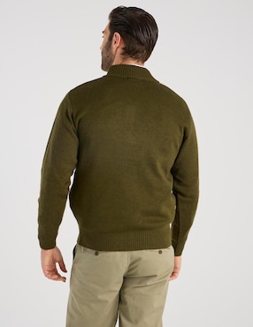 Suéter Regent Street cuello con cierre para hombre