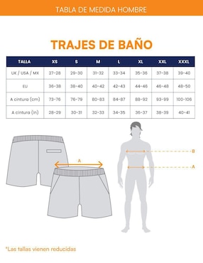 Traje de baño 98 Coast Av con bolsillos para hombre