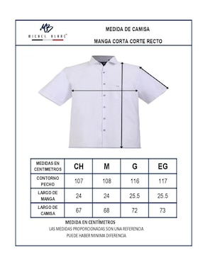 Camisa casual Michel Blanc de algodón manga larga para hombre