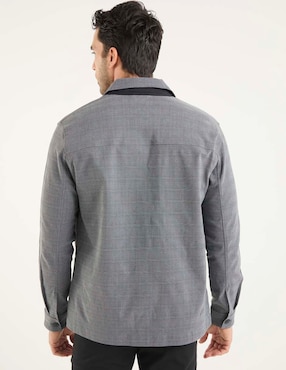 Sobrecamisa Haggar manga larga para hombre