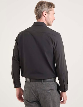 Camisa de vestir Haggar manga larga para hombre