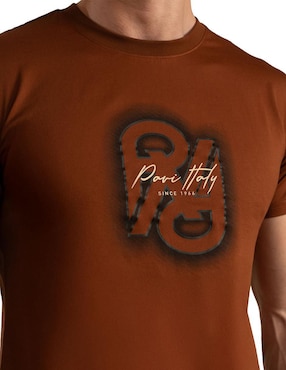 Playera Pavi Italy cuello redondo para hombre