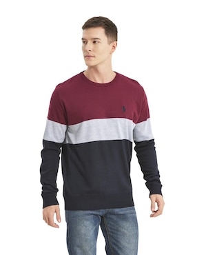 Suéter Hpc Polo cuello redondo para hombre
