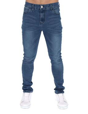 Jeans skinny Chb Chili Beans Clothing Co. Soda lavado medio para hombre