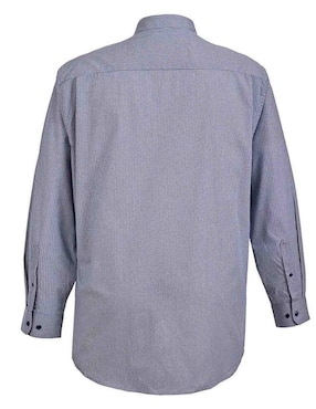 Camisa casual Michel Blanc de algodón manga larga para hombre