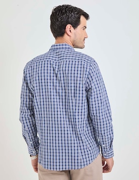 Camisa casual Dioro de algodón manga larga para hombre