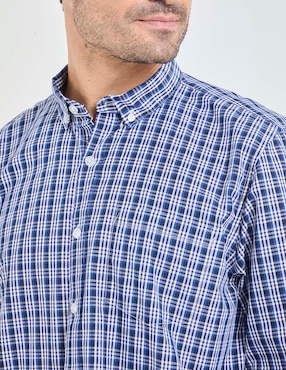 Camisa casual Dioro de algodón manga larga para hombre