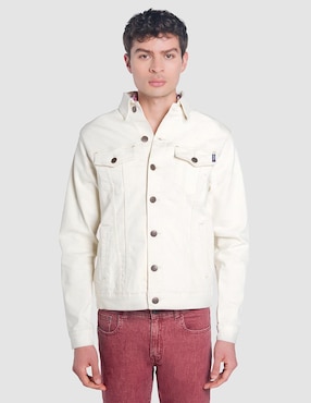 Chamarra denim Oggi Jeans con bolsillos para hombre