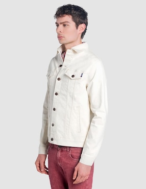 Chamarra denim Oggi Jeans con bolsillos para hombre