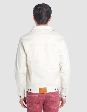 Chamarra denim Oggi Jeans con bolsillos para hombre