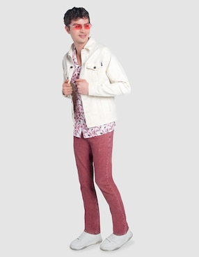 Chamarra denim Oggi Jeans con bolsillos para hombre
