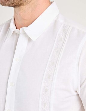 Guayabera manga corta Costavana para hombre