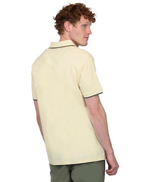 Playera tipo polo Ferrioni Sinedey para hombre