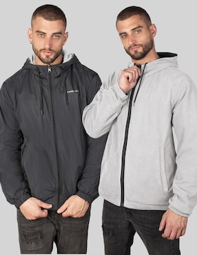 Chamarra bomber Greenlander reversible para hombre
