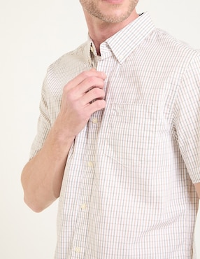 Camisa casual Dockers de algodón manga corta para hombre