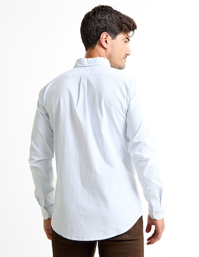 Camisa casual Dockers de algodón manga larga para hombre