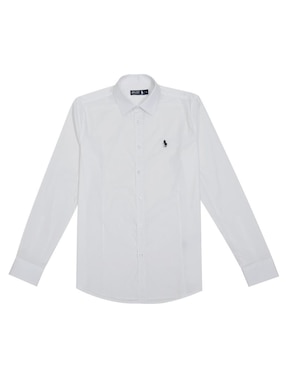 Camisa casual Hpc Polo de algodón manga larga para hombre