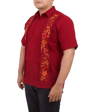 Guayabera manga corta Teya Artesanal para hombre