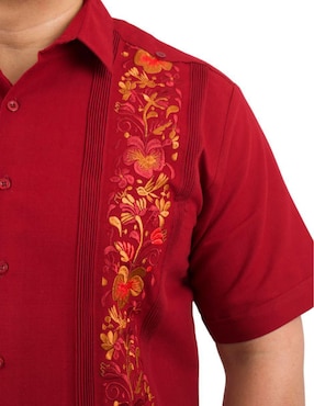 Guayabera manga corta Teya Artesanal para hombre