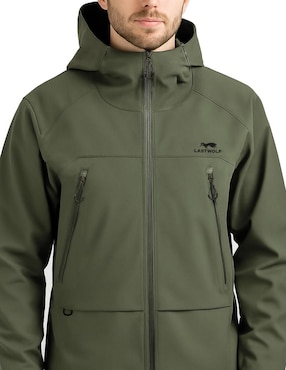 Chamarra cazadora Lastwolf impermeable con capucha para hombre