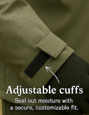 Chamarra cazadora Lastwolf impermeable con capucha para hombre