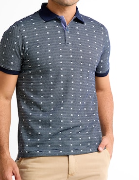 Playera tipo polo Jbe para hombre