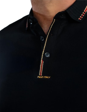 Playera tipo polo Pavi Italy para hombre