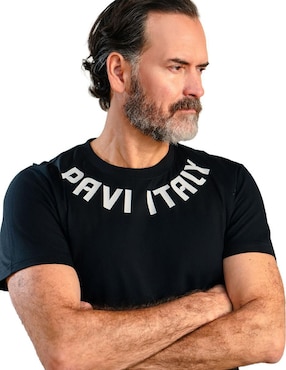 Playera Pavi Italy cuello redondo para hombre