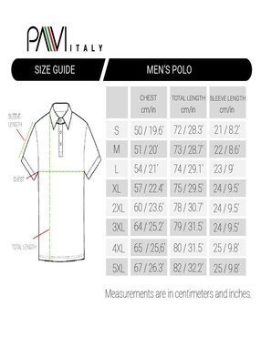 Playera tipo polo Pavi Italy para hombre