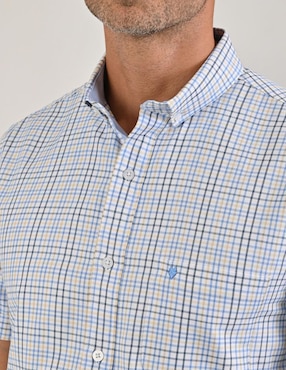 Camisa casual Yale manga corta para hombre