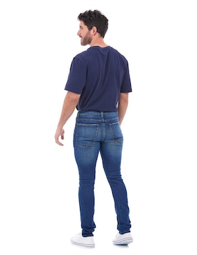 Jeans straight Buffalo Jeans David Bitton lavado stone wash para hombre