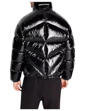 Chamarra acolchada Armani Exchange impermeable capitonada para hombre