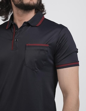 Playera tipo polo Huggo Valentino para hombre