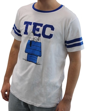 Playera Tec De Monterrey snoopy tec cuello redondo para hombre