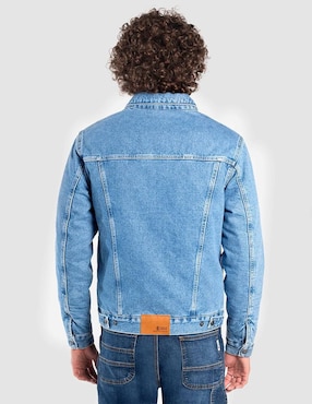 Chamarra denim Oggi Jeans de mezclilla con bolsillos para hombre