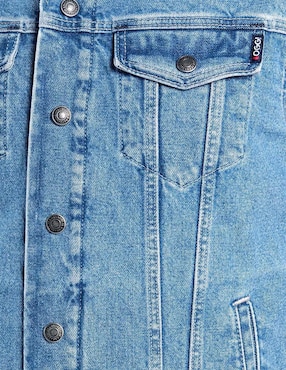 Chamarra denim Oggi Jeans de mezclilla con bolsillos para hombre