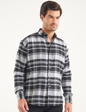 Camisa casual Regent Street manga larga para hombre