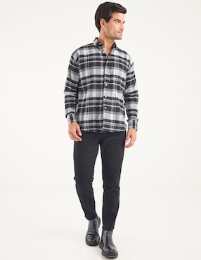 Camisa casual Regent Street manga larga para hombre
